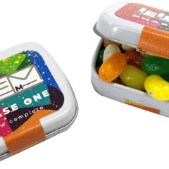 Small Rectangle Tin with JELLY BELLY Jelly Beans 30g