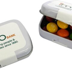 Small Rectangle Tin filled with Skittles 30g