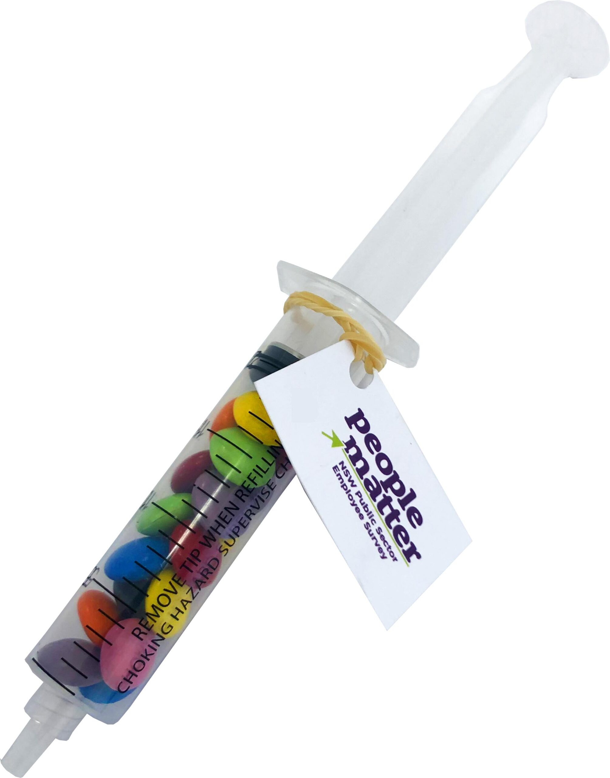 Syringe with Choc Beans 20g