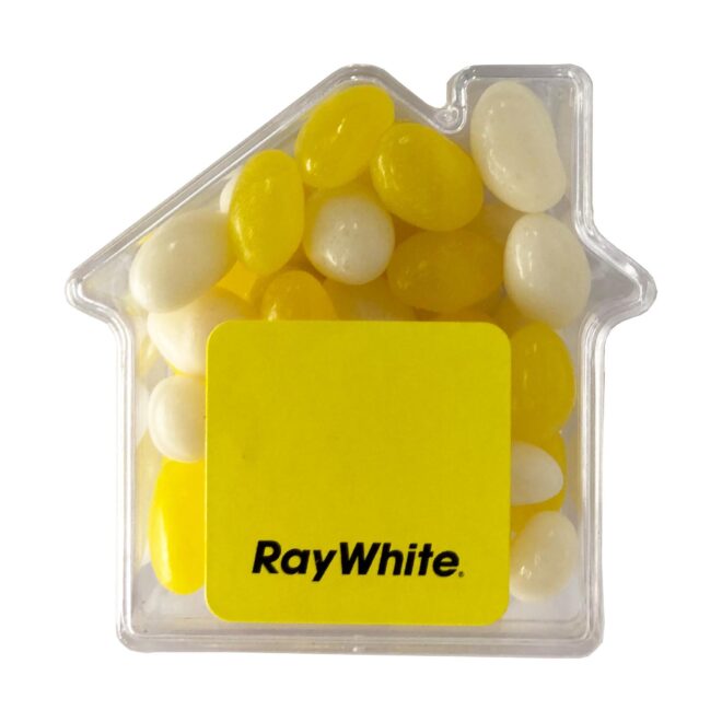 Acrylic House with Mini Jelly Beans 50g