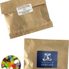 Kraft Paper Bag with JELLY BELLY Jelly Beans 50g