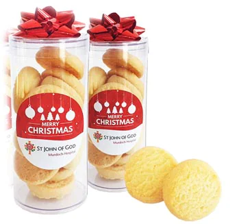 Tube with Traditional Shortbread Biscuits