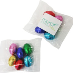 Mini Solid Easter Eggs in Bag x6 Eggs