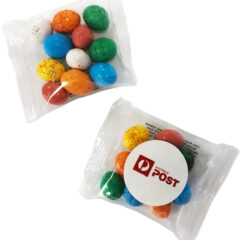 Candy Coated Chocolate Eggs in Bag 25G