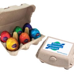 Carton with x6 Chocolate Eggs