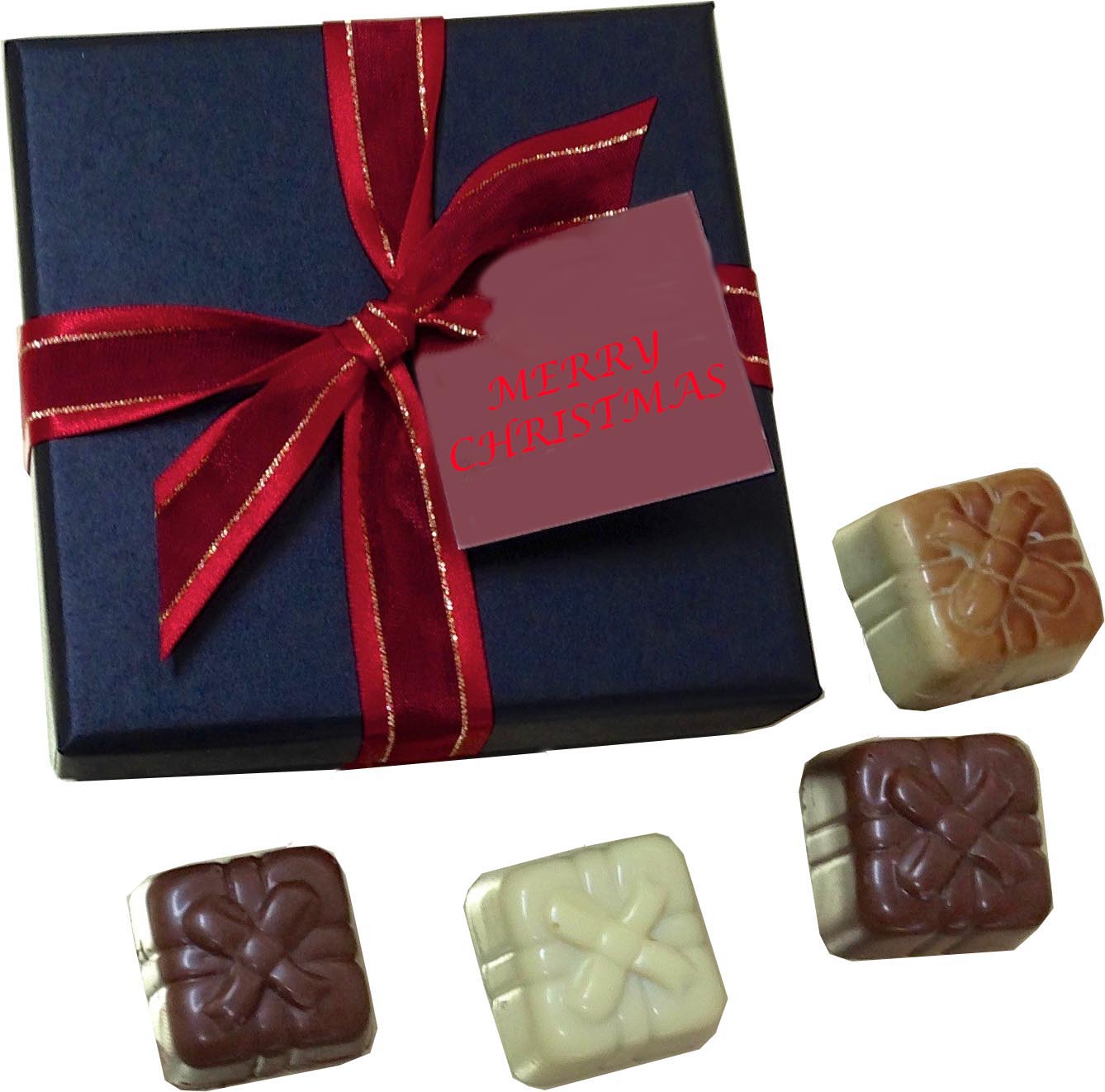 x4 Pack Xmas Chocolate Box