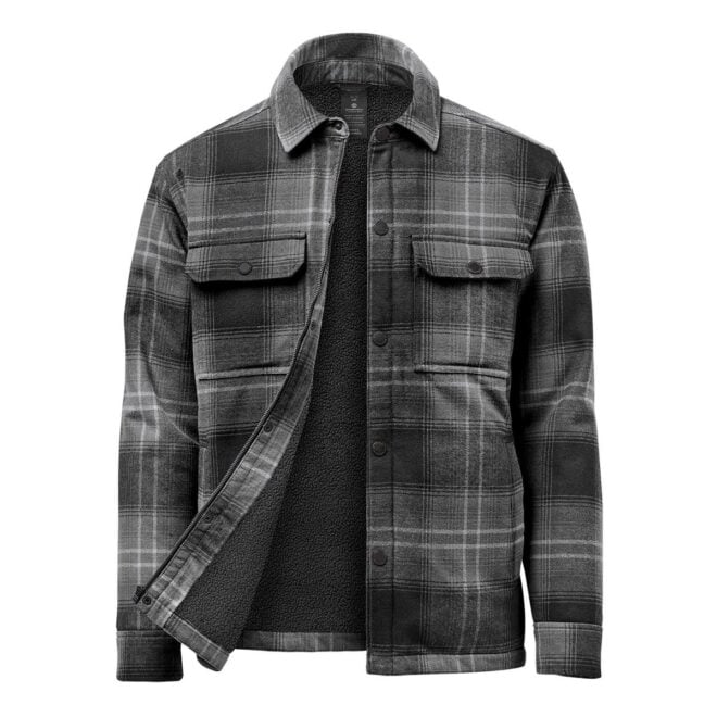 Men’s Highland Sherpa Lined Plaid Jacket