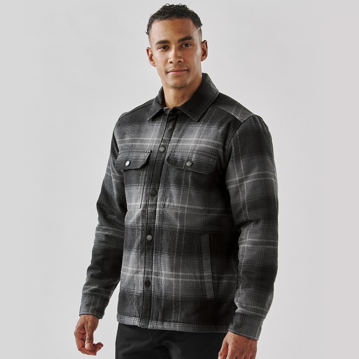 Men’s Highland Sherpa Lined Plaid Jacket