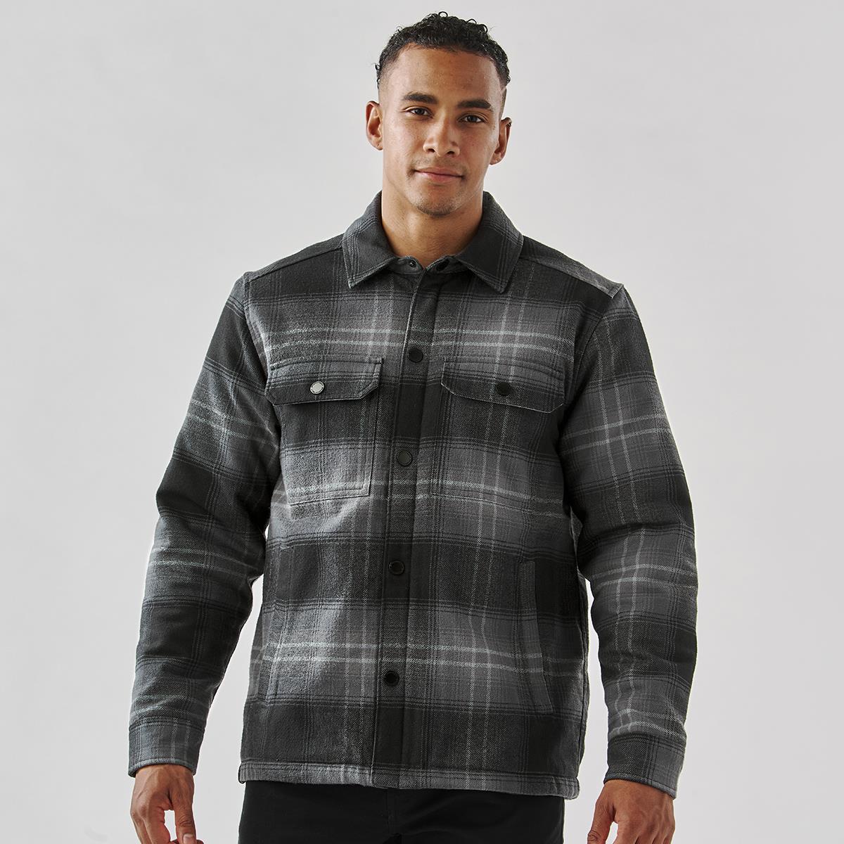 Men’s Highland Sherpa Lined Plaid Jacket