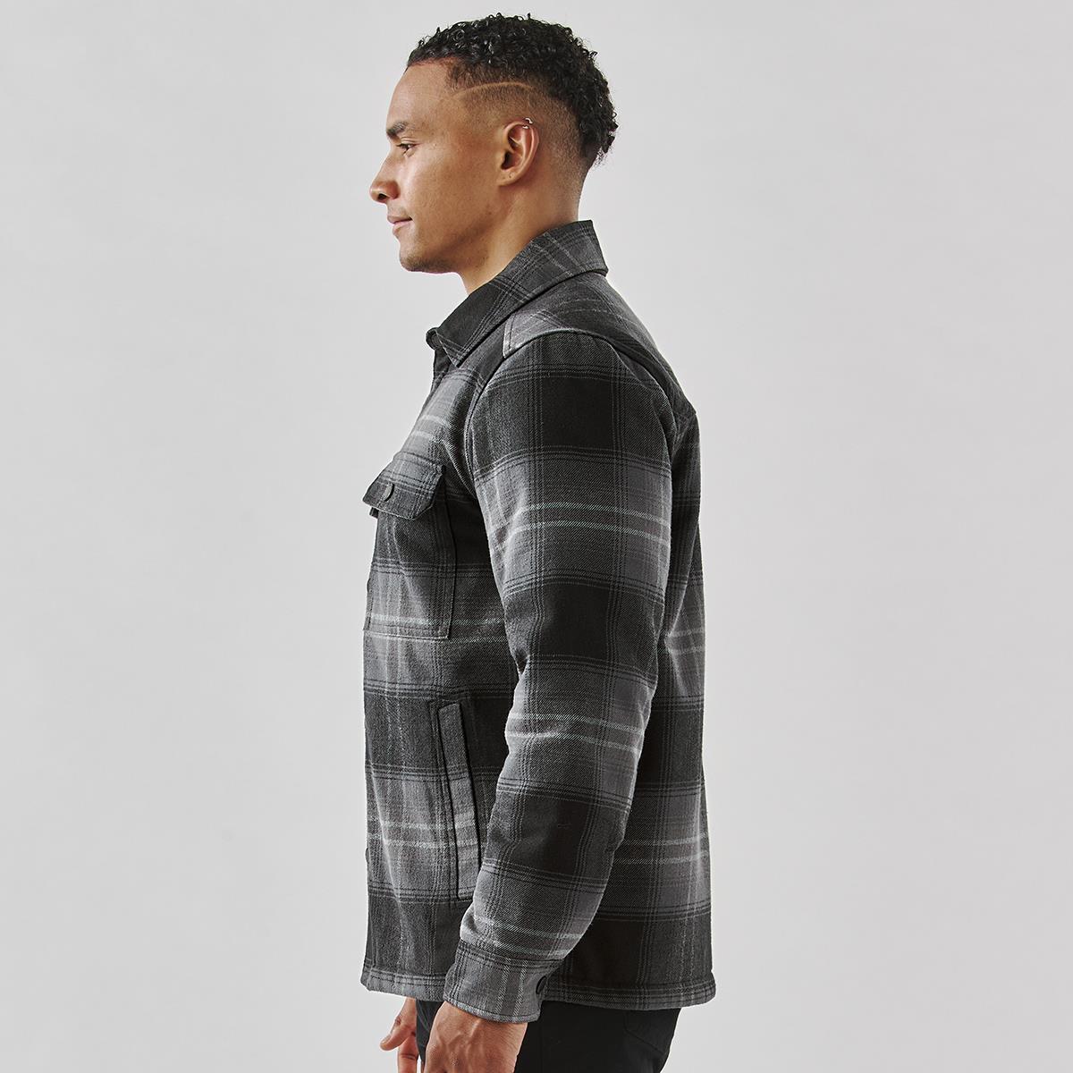 Men’s Highland Sherpa Lined Plaid Jacket