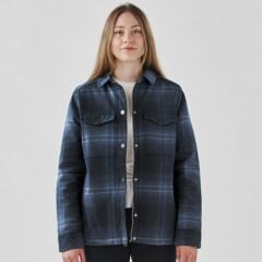 Women's Highland Sherpa Lined Plaid Jacket
