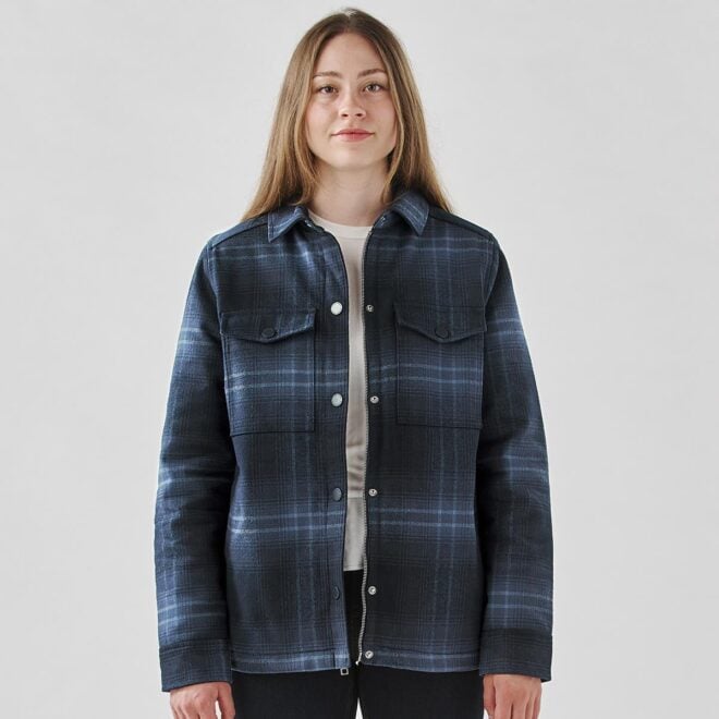 Women’s Highland Sherpa Lined Plaid Jacket