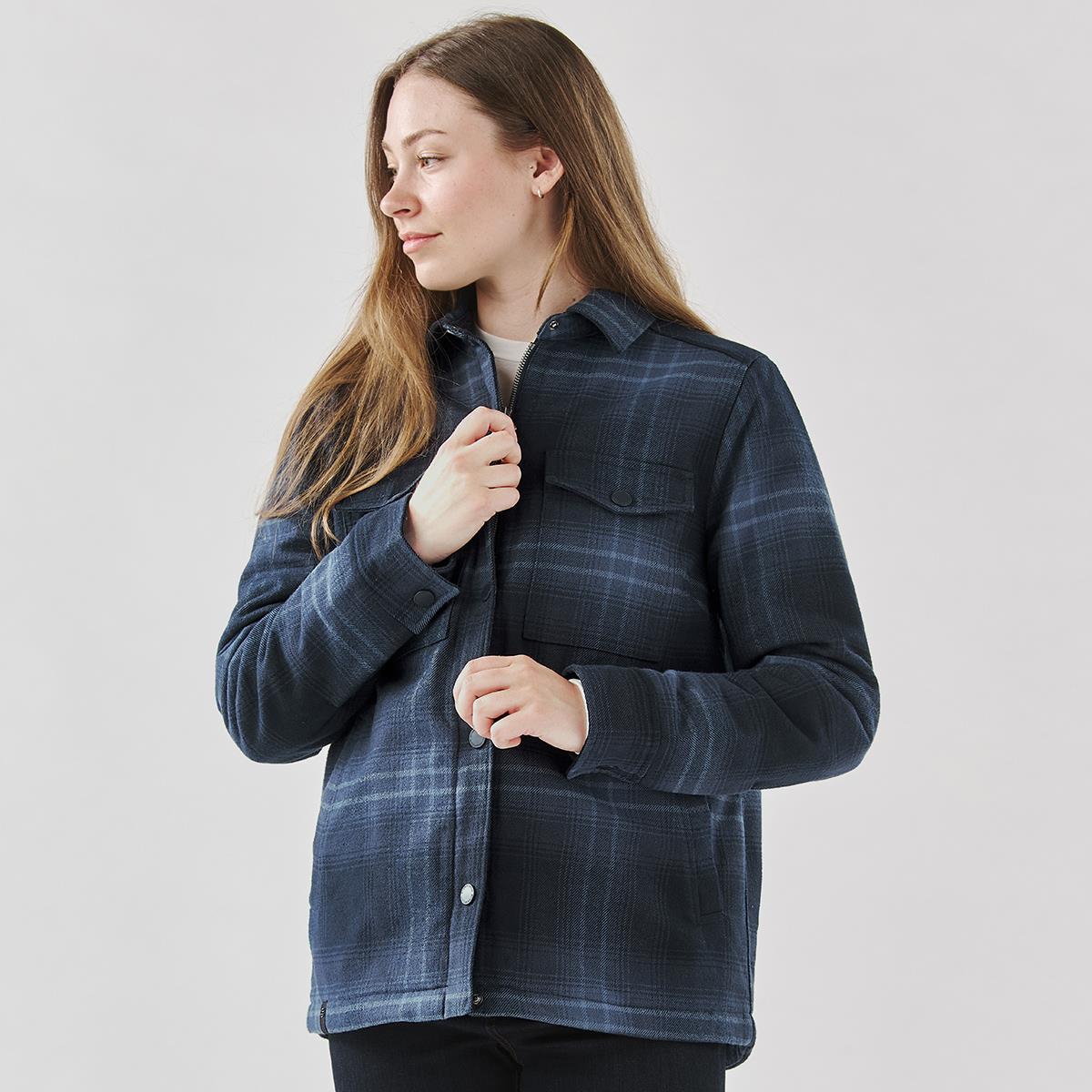 Women’s Highland Sherpa Lined Plaid Jacket