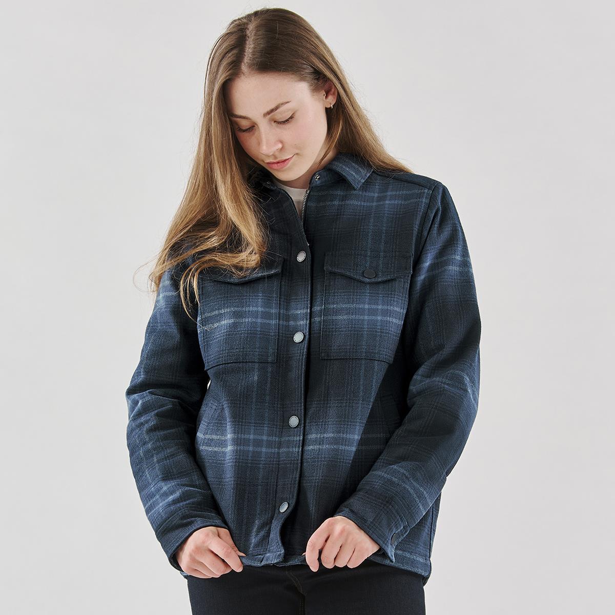 Women’s Highland Sherpa Lined Plaid Jacket