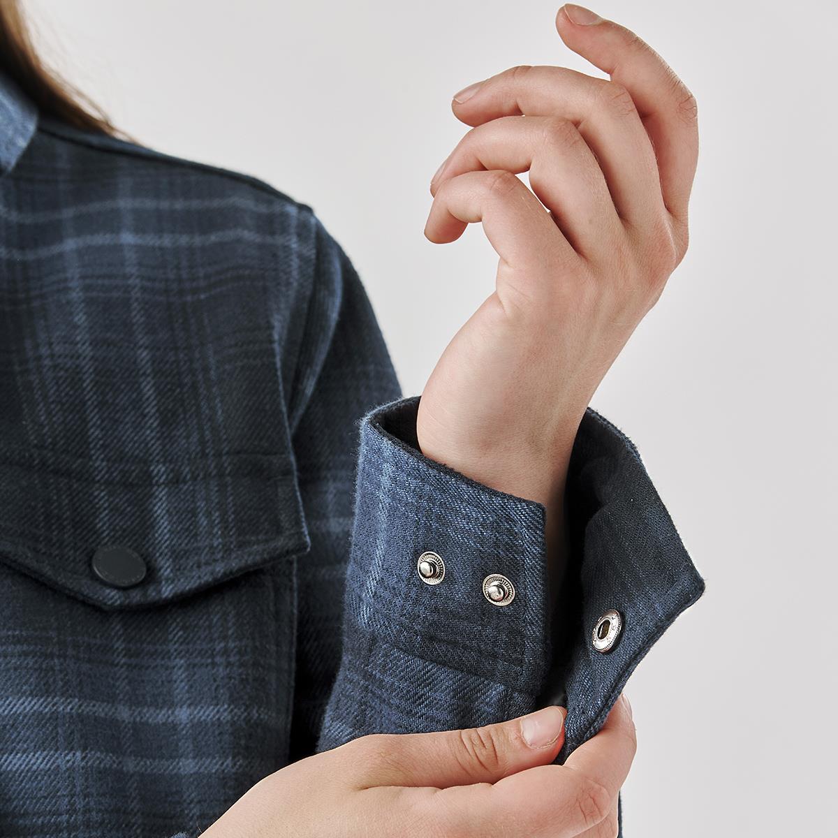 Women’s Highland Sherpa Lined Plaid Jacket