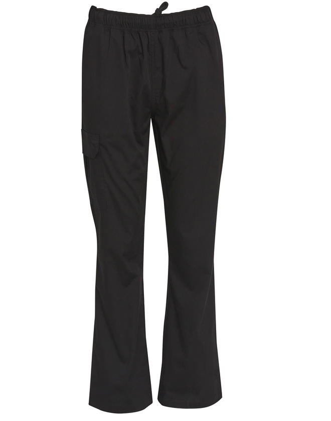 CP04_Black_l Ladies Functional Chef Pants