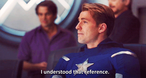Captain America I understood that reference GIF