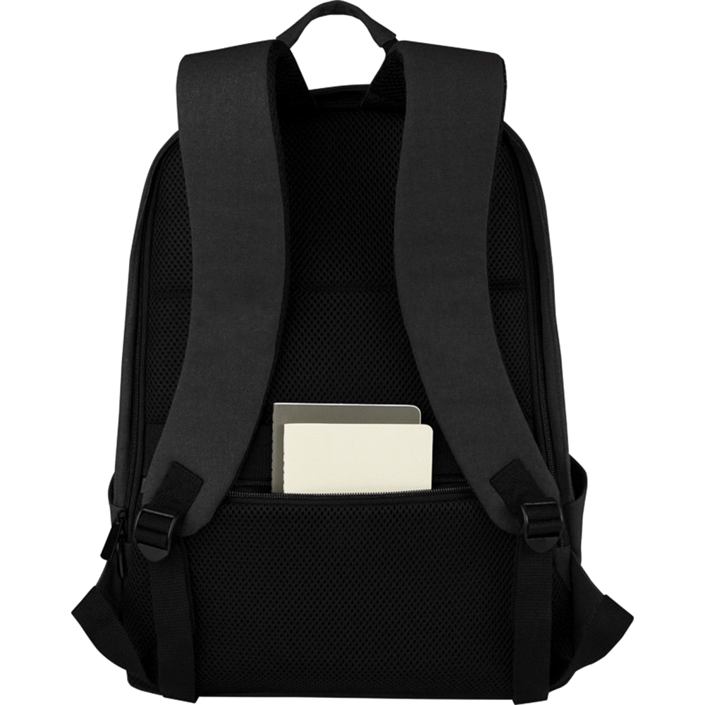 Darani GRS Recycled Canvas Anti-Theft 15″ 21L Laptop Backpack