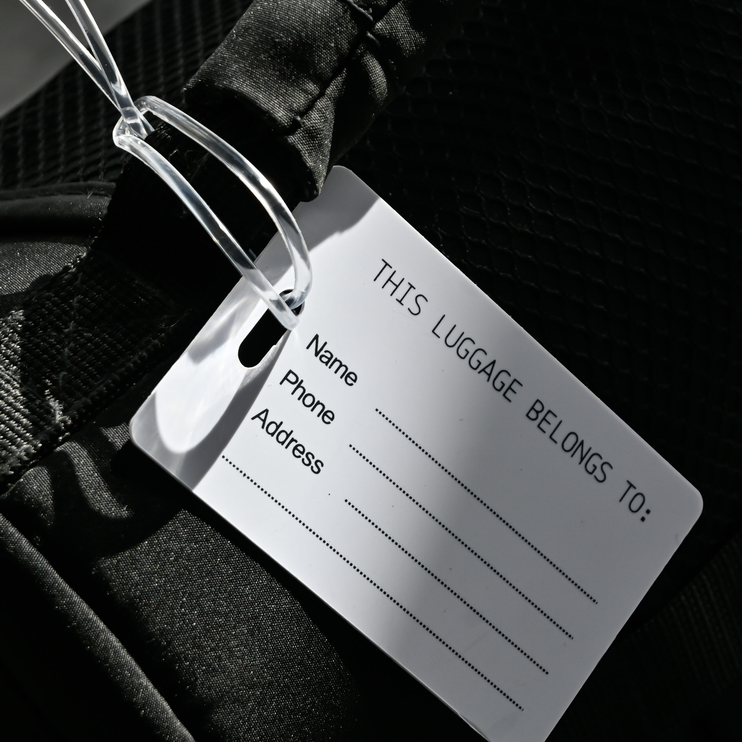 Imprinted Mini Luggage Tag
