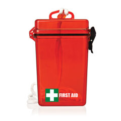 First Aid Kit Waterproof 21pc - Red