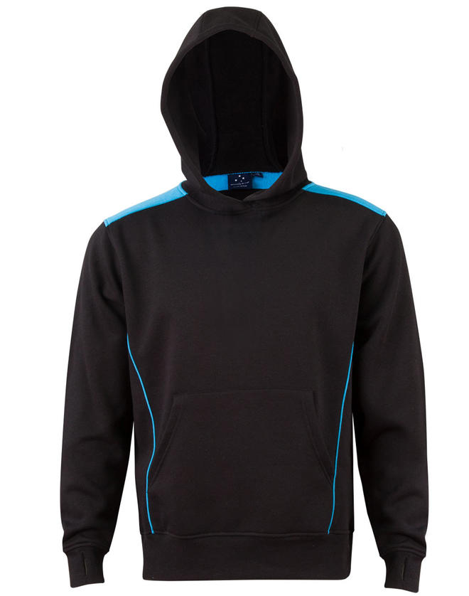 FL19K_BlackAqua_l Croxton Hoodie Kid’s