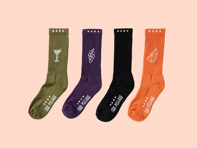 Four-Pillars-Gin-Flavour-socks-merch