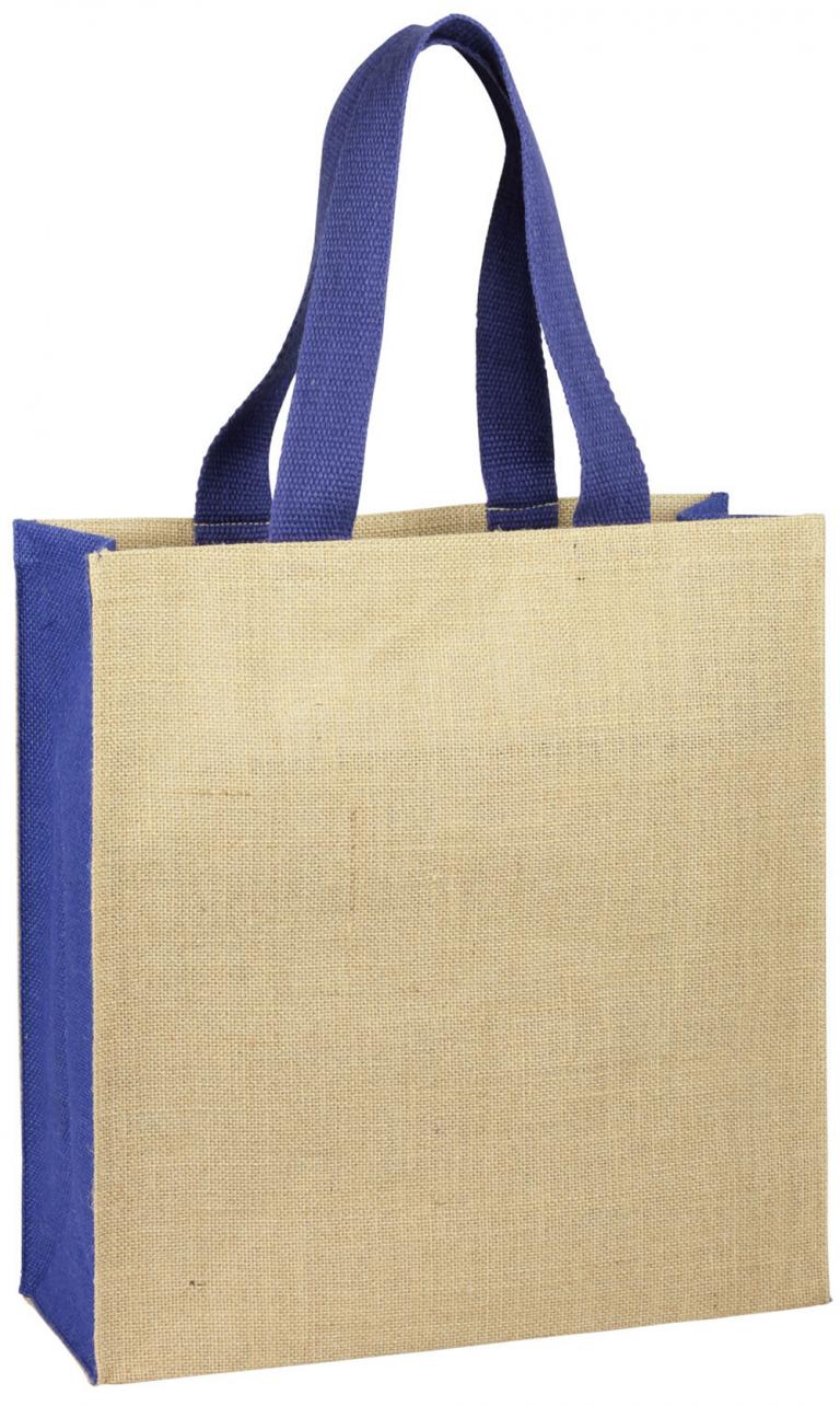Jute Panelled Carry-All
