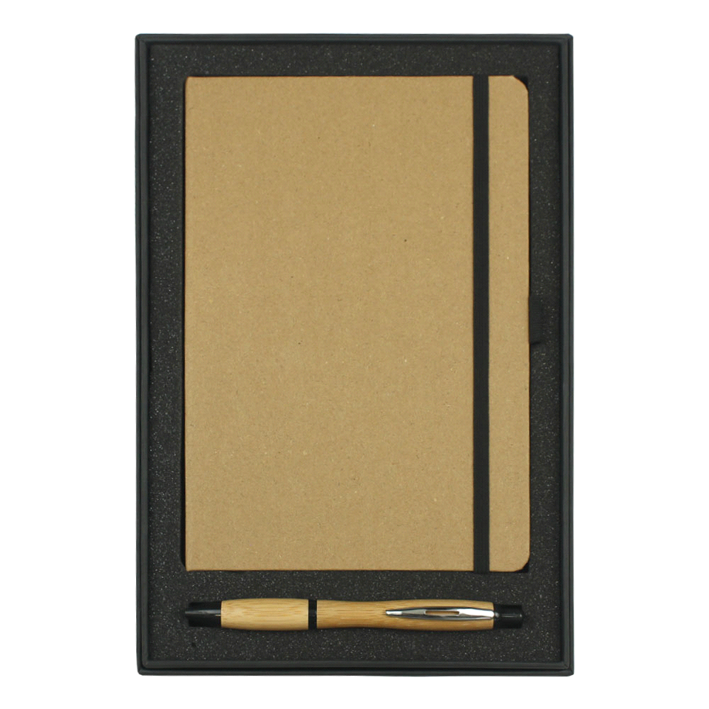 Gift Set w/ JB1022 Colour Bound Journal & 4104 Nash Bamboo Pen