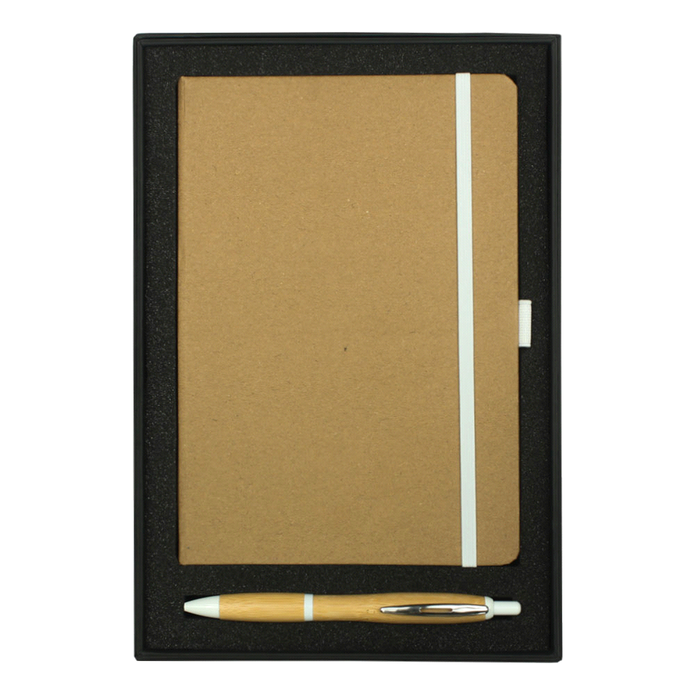 Gift Set w/ JB1022 Colour Bound Journal & 4104 Nash Bamboo Pen
