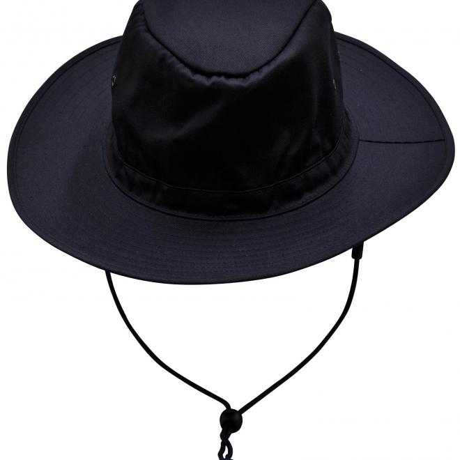 H1026_Navy_l Slouch Hat With Break-away Clip Strap