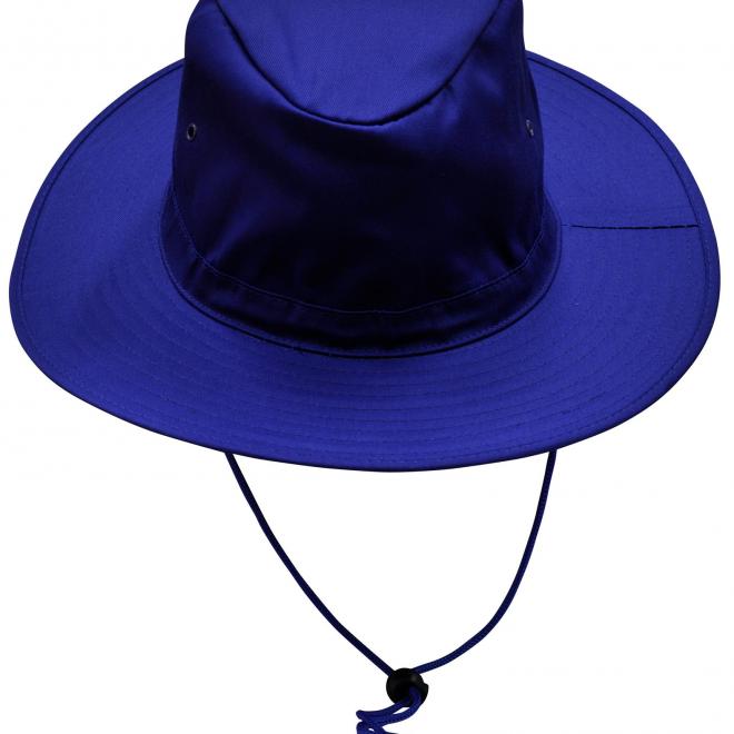 H1026_Royal_l Slouch Hat With Break-away Clip Strap