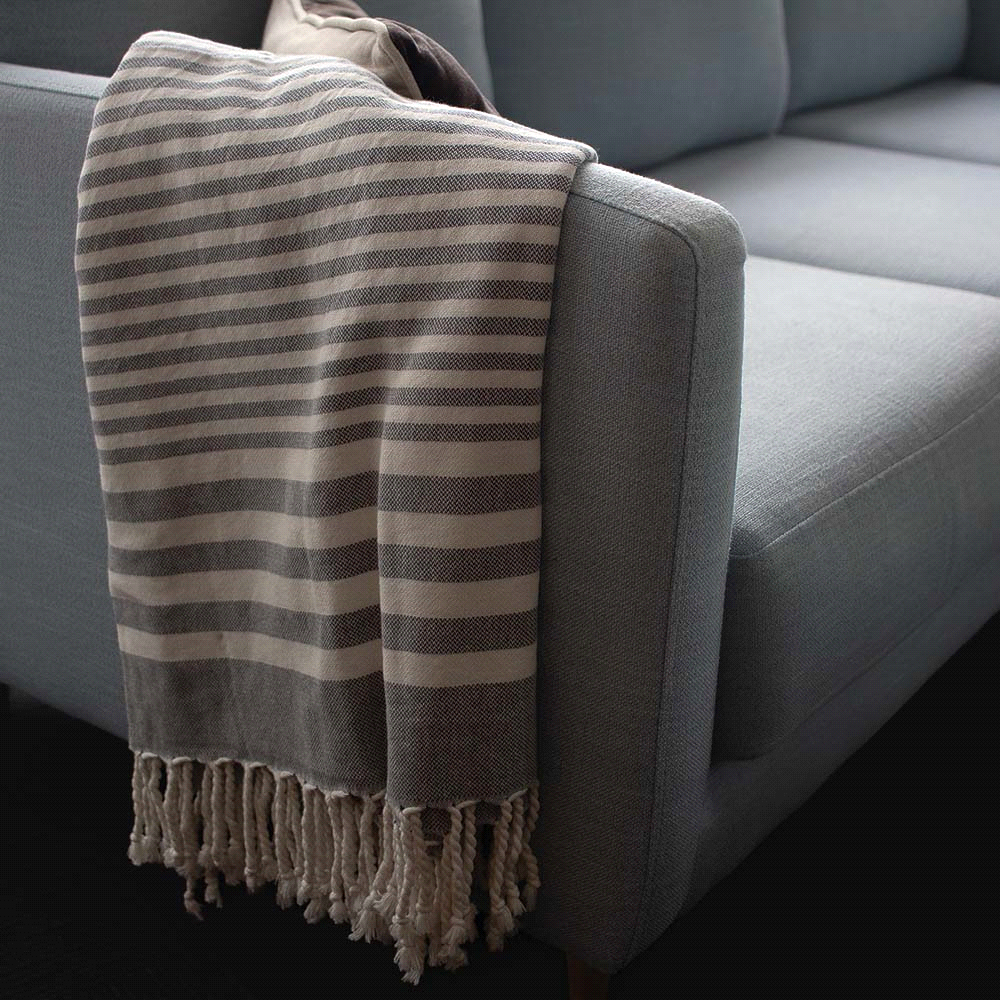 Hilana Upcycled Fethiye Throw Blanket