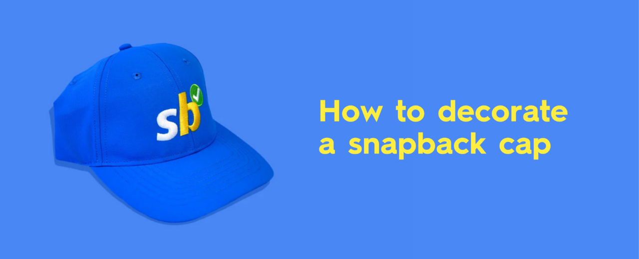 How to decorate a snapback cap
