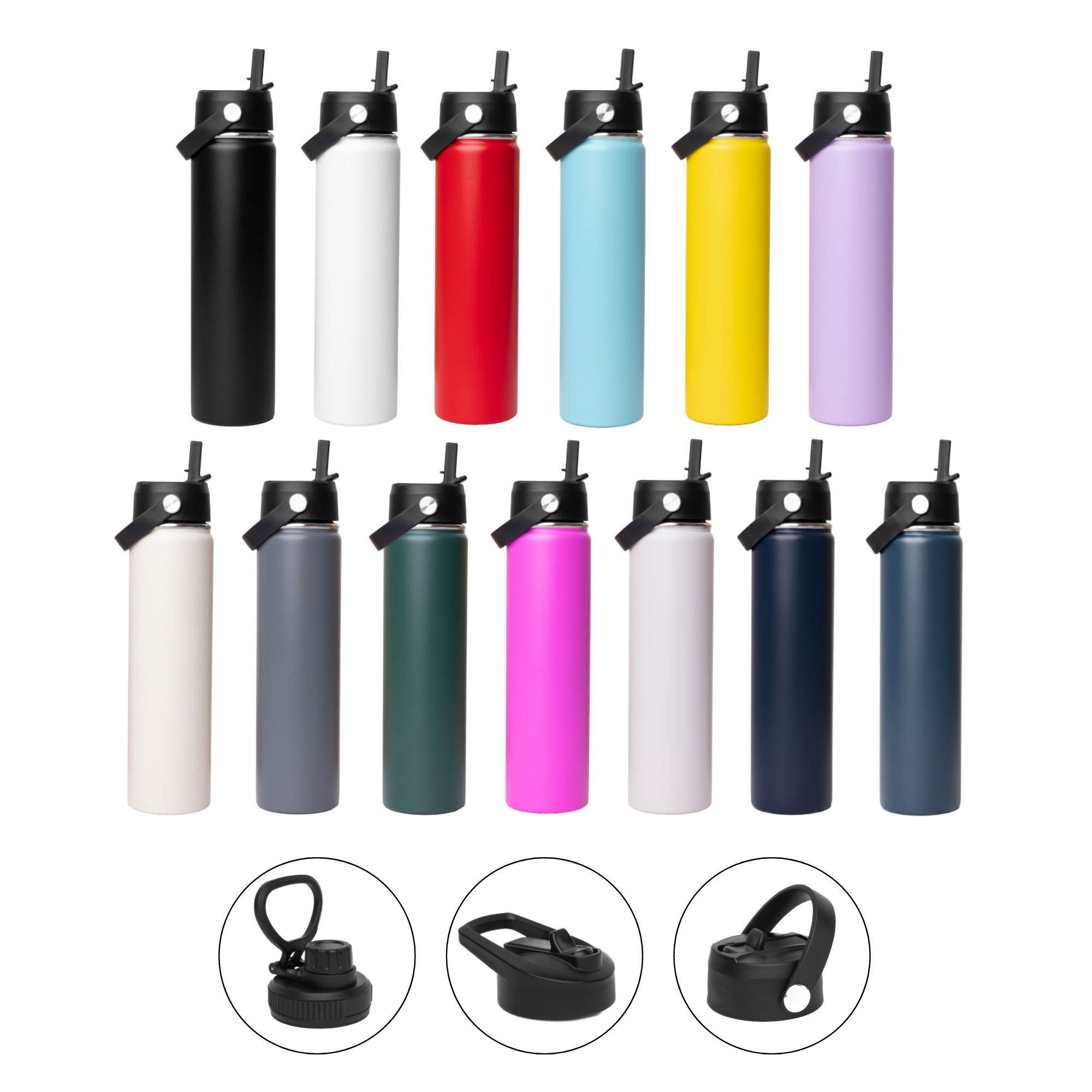 LAPEN 750ml Vacuum Bottle – 3 Different Lid Options