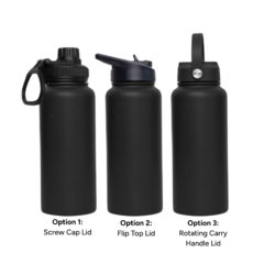 LAPEN 1L Vacuum Bottle - 3 Different Lid Options