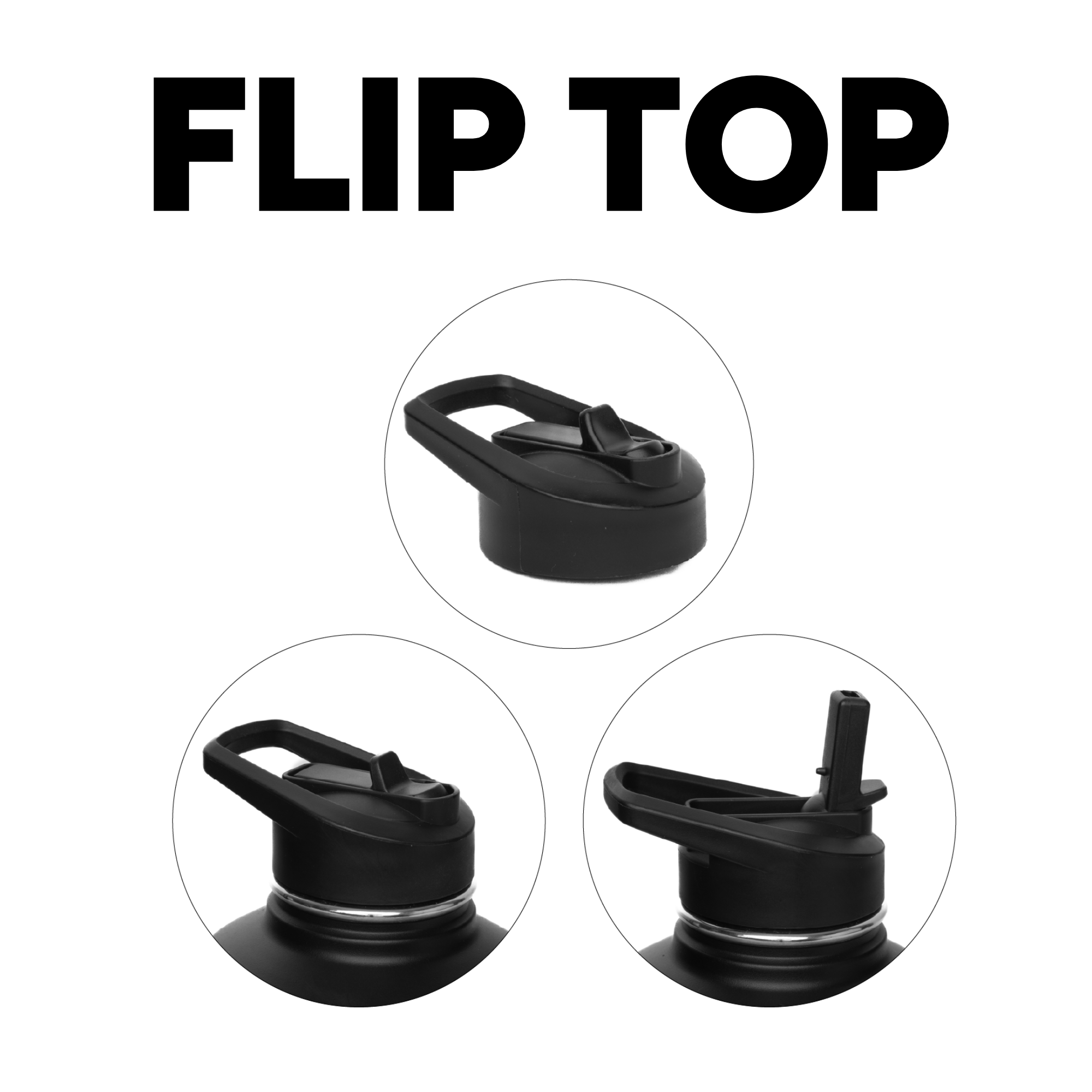 LAPEN 1L Vacuum Bottle – 3 Different Lid Options