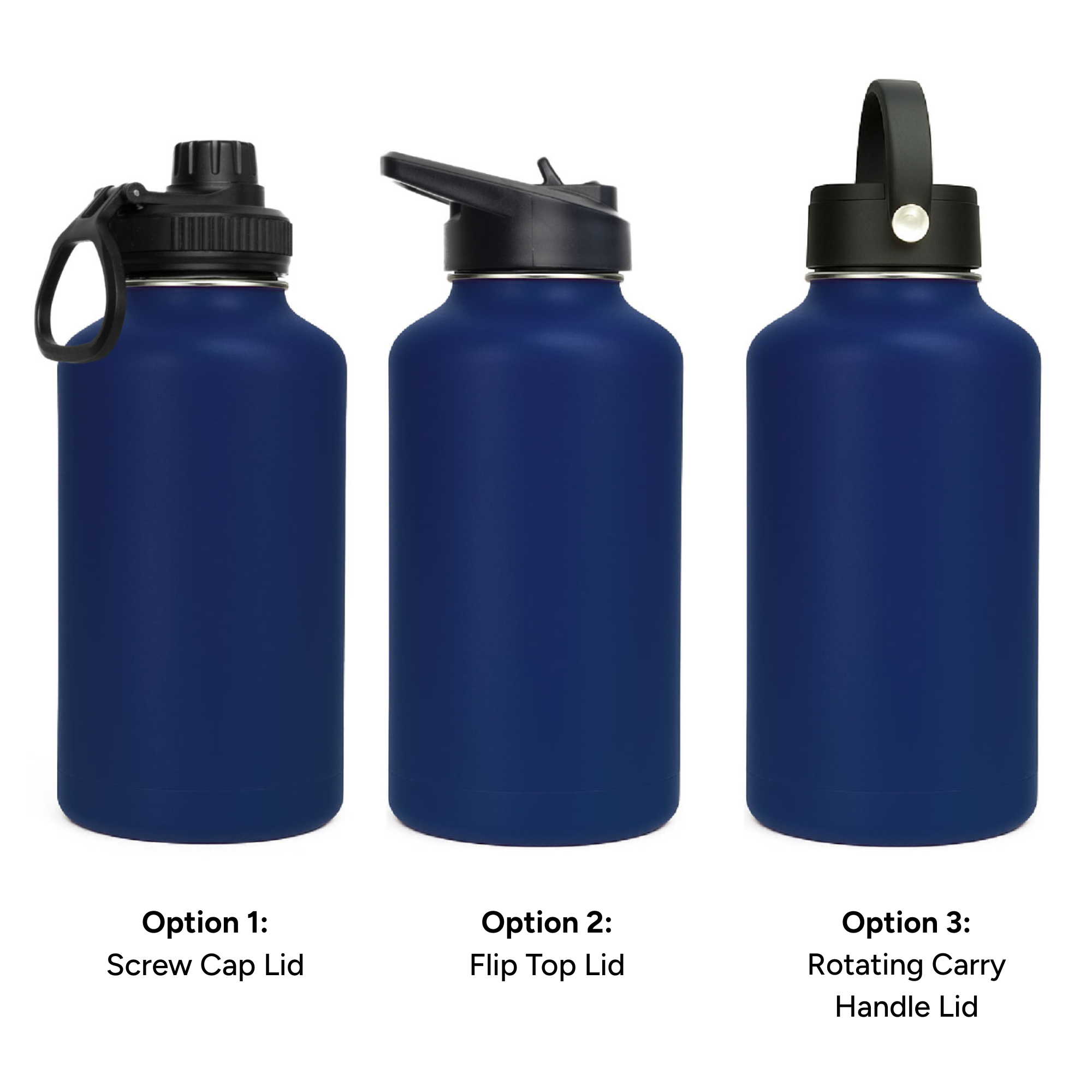 LAPEN 1800ml Vacuum Bottle – 3 Different Lid Options
