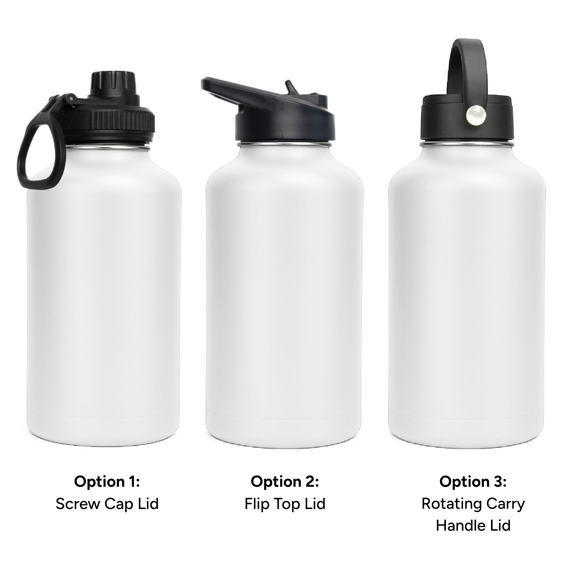 LAPEN 1800ml Vacuum Bottle – 3 Different Lid Options