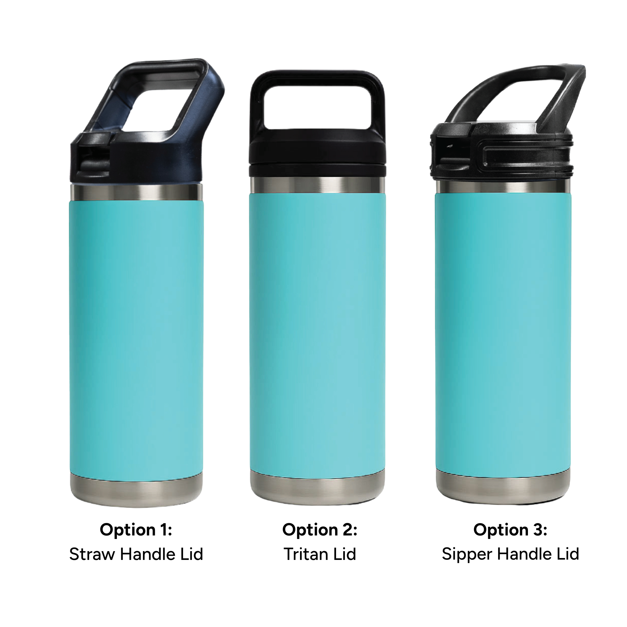 HYDRO – 532ml Vacuum Bottle – 3 Different Lid Options