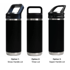 HYDRO - 532ml Vacuum Bottle - 3 Different Lid Options