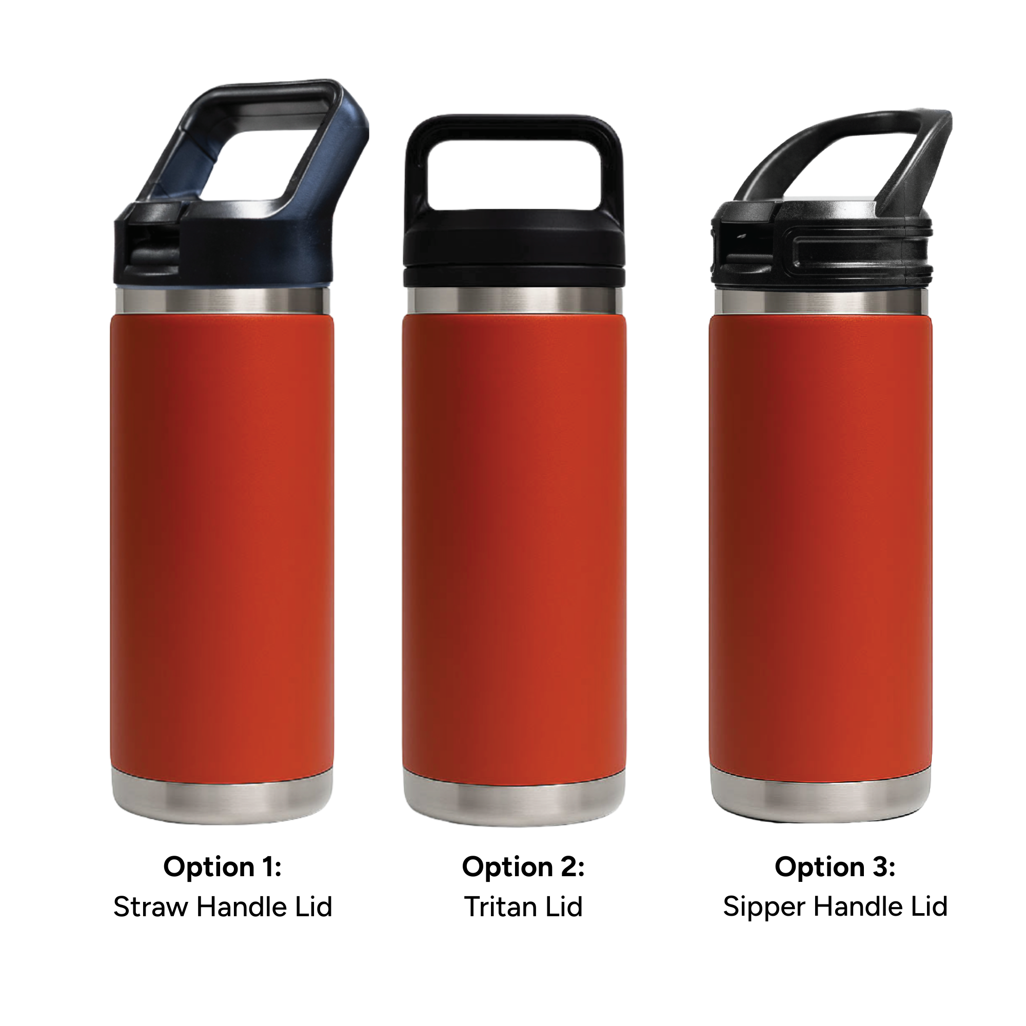 HYDRO – 532ml Vacuum Bottle – 3 Different Lid Options