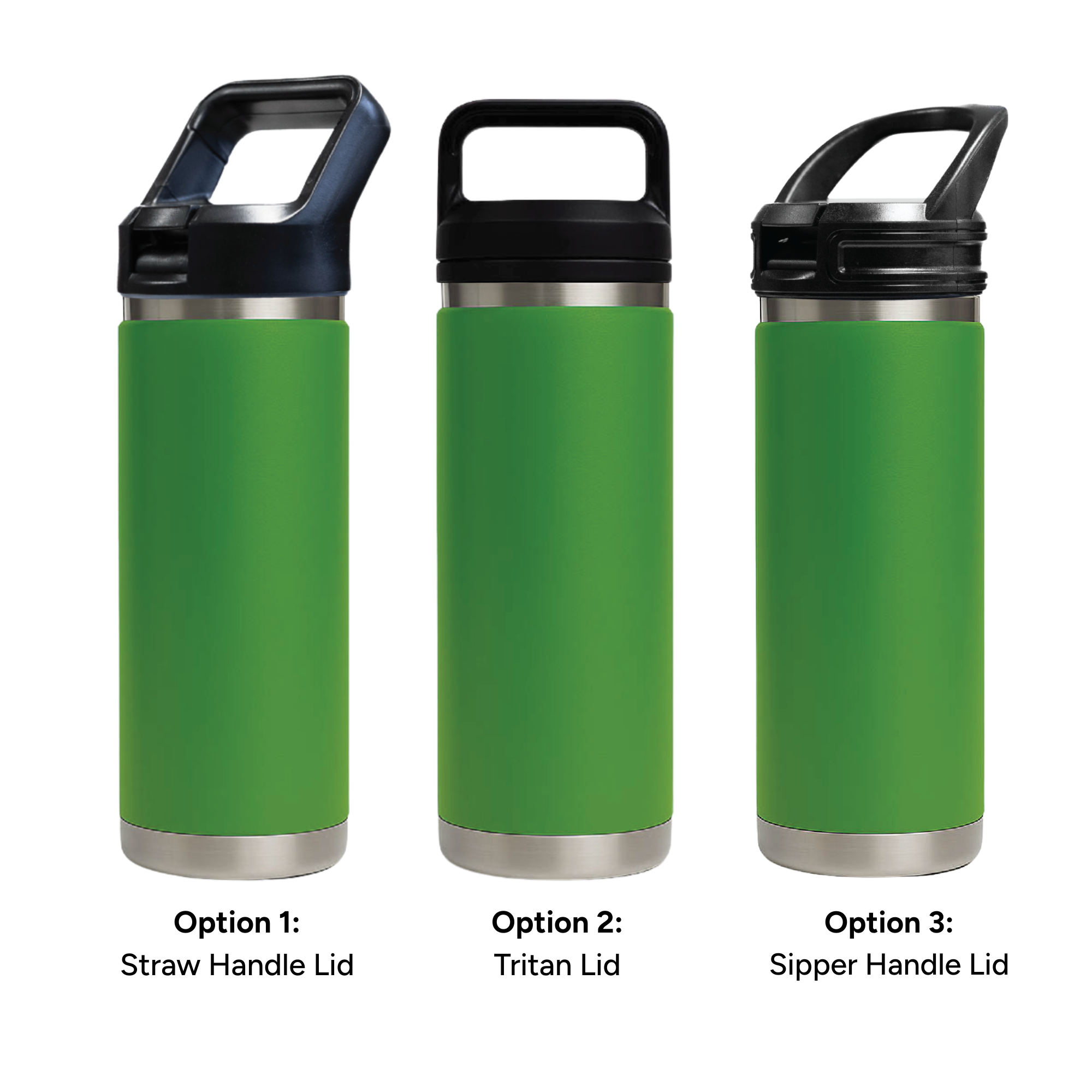 HYDRO – 532ml Vacuum Bottle – 3 Different Lid Options