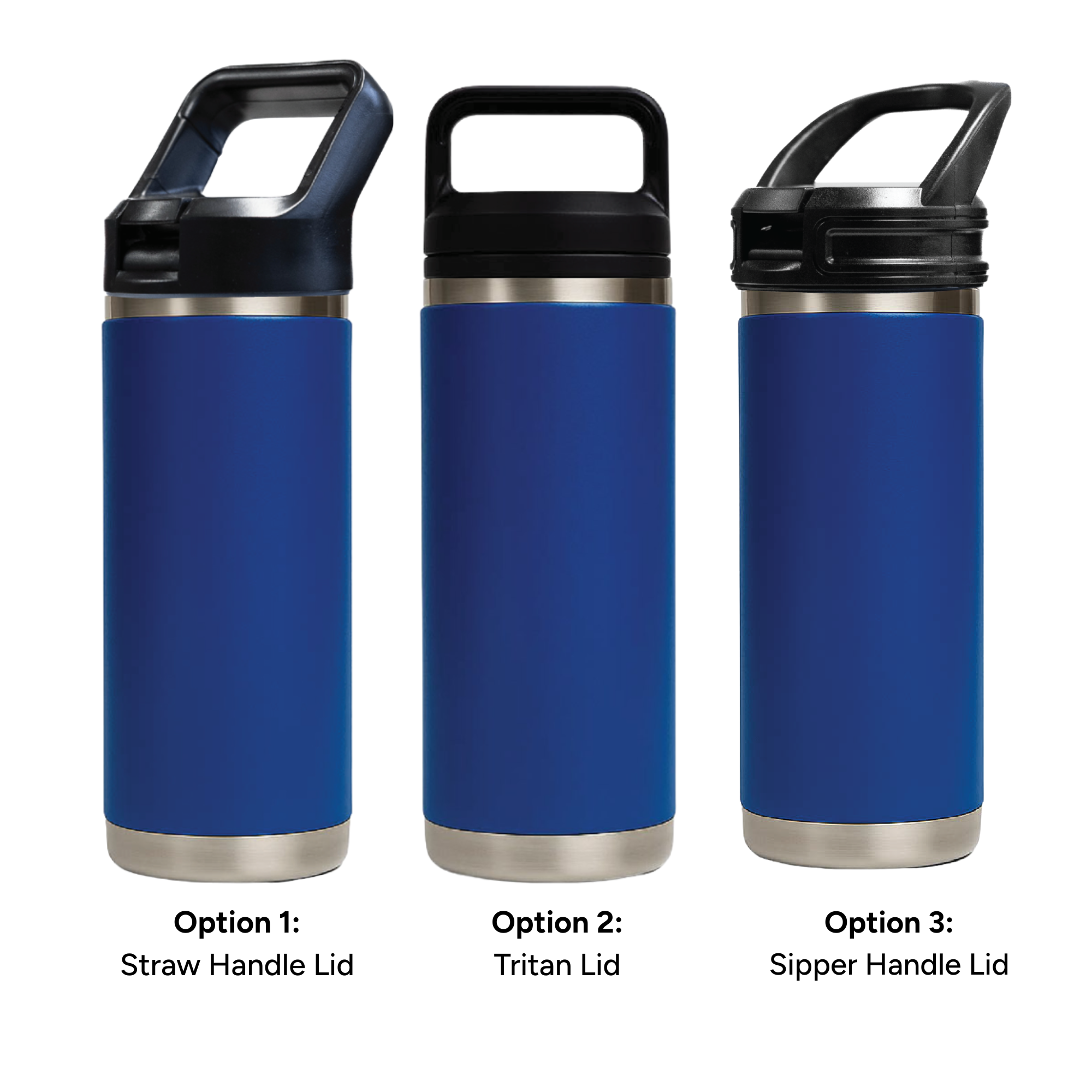 HYDRO – 532ml Vacuum Bottle – 3 Different Lid Options