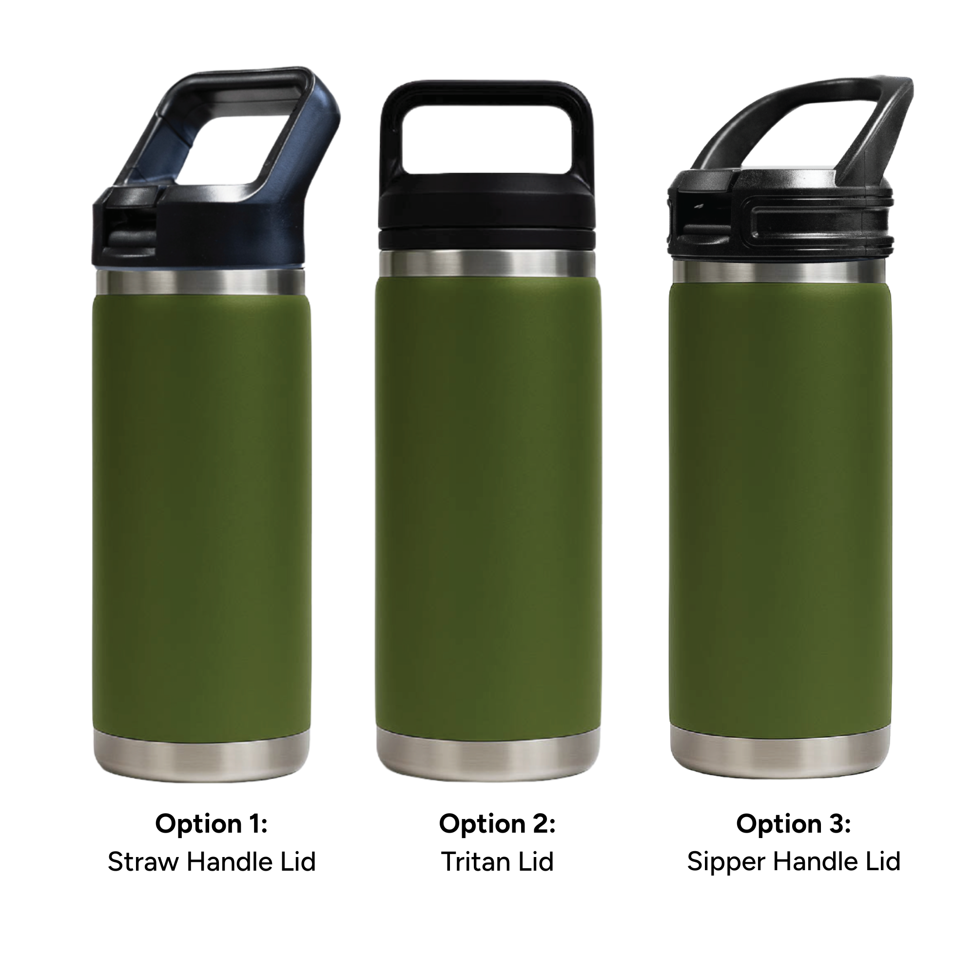 HYDRO – 532ml Vacuum Bottle – 3 Different Lid Options