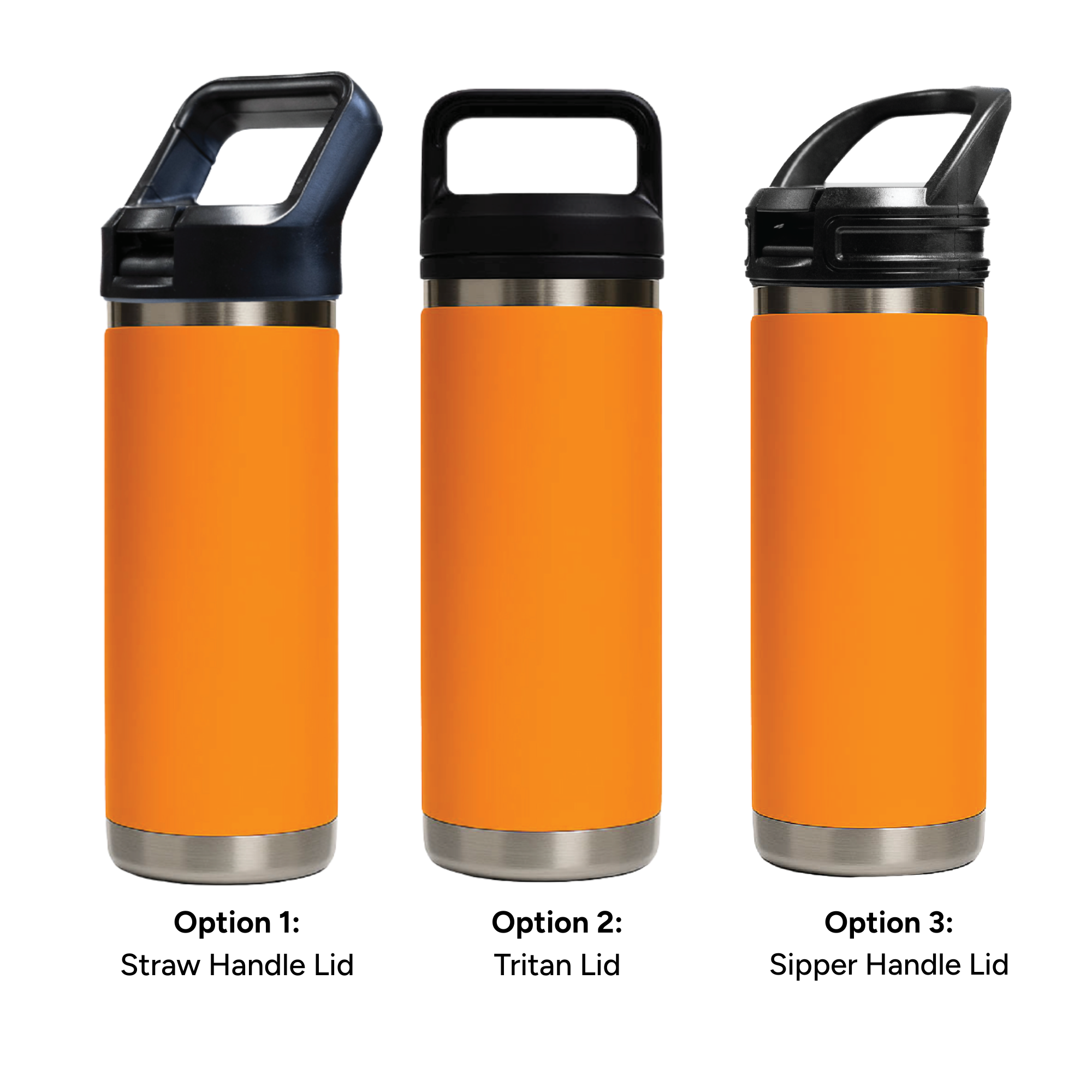 HYDRO – 532ml Vacuum Bottle – 3 Different Lid Options