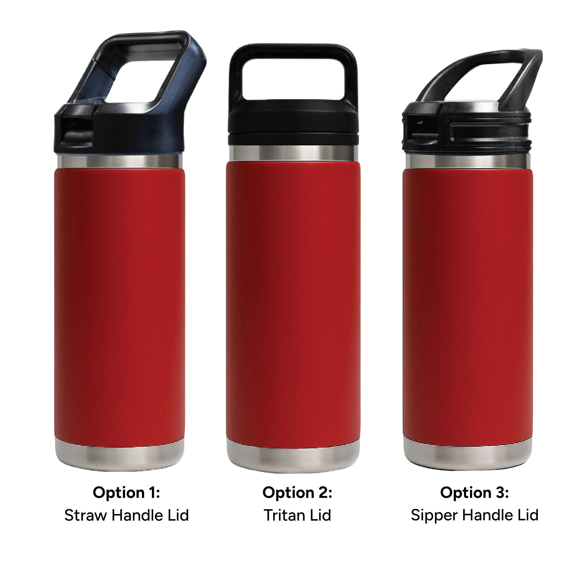 HYDRO – 532ml Vacuum Bottle – 3 Different Lid Options