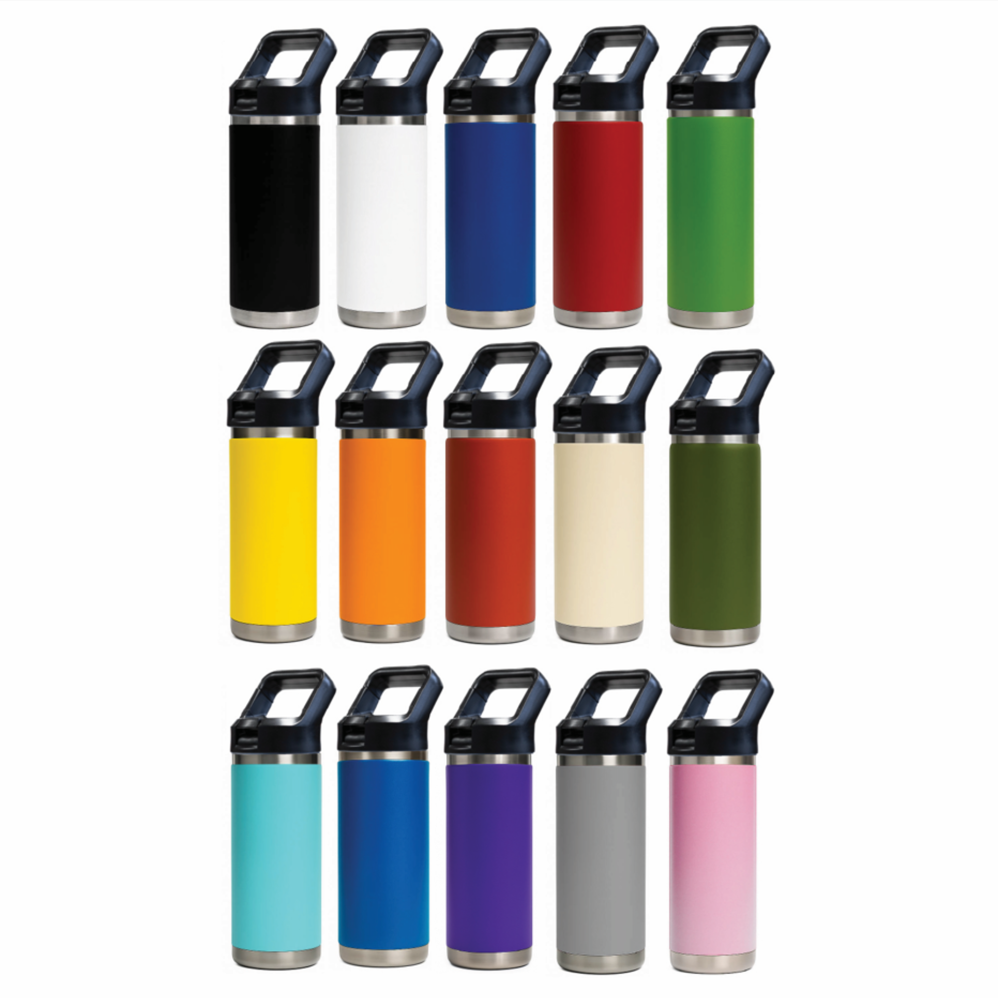 HYDRO – 532ml Vacuum Bottle – 3 Different Lid Options