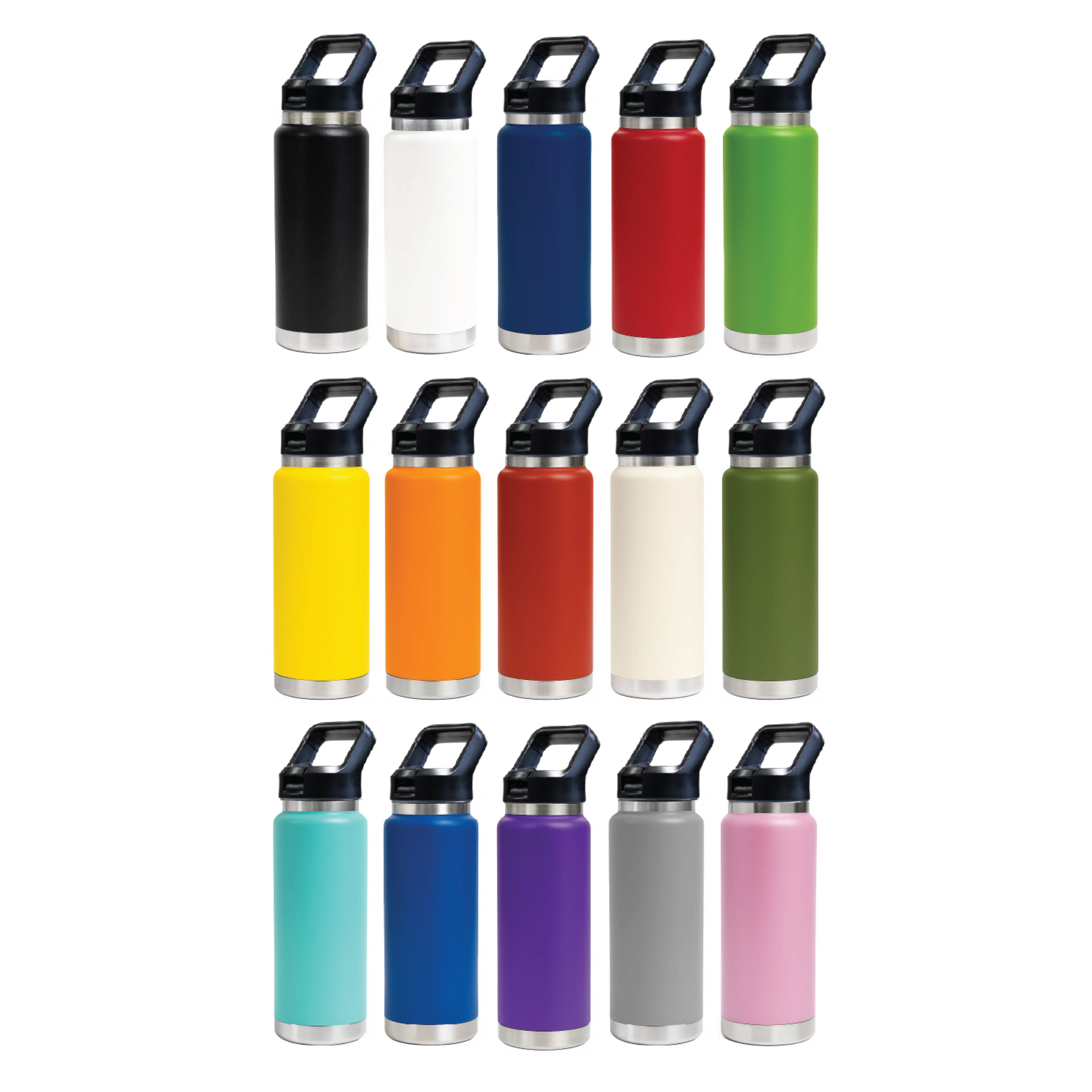 HYDRO – 750ml Vacuum Bottle – 3 Different Lid Options