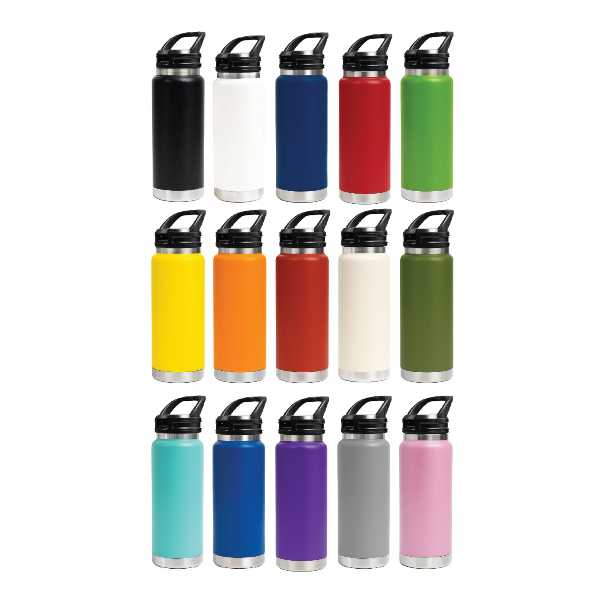 HYDRO – 750ml Vacuum Bottle – 3 Different Lid Options