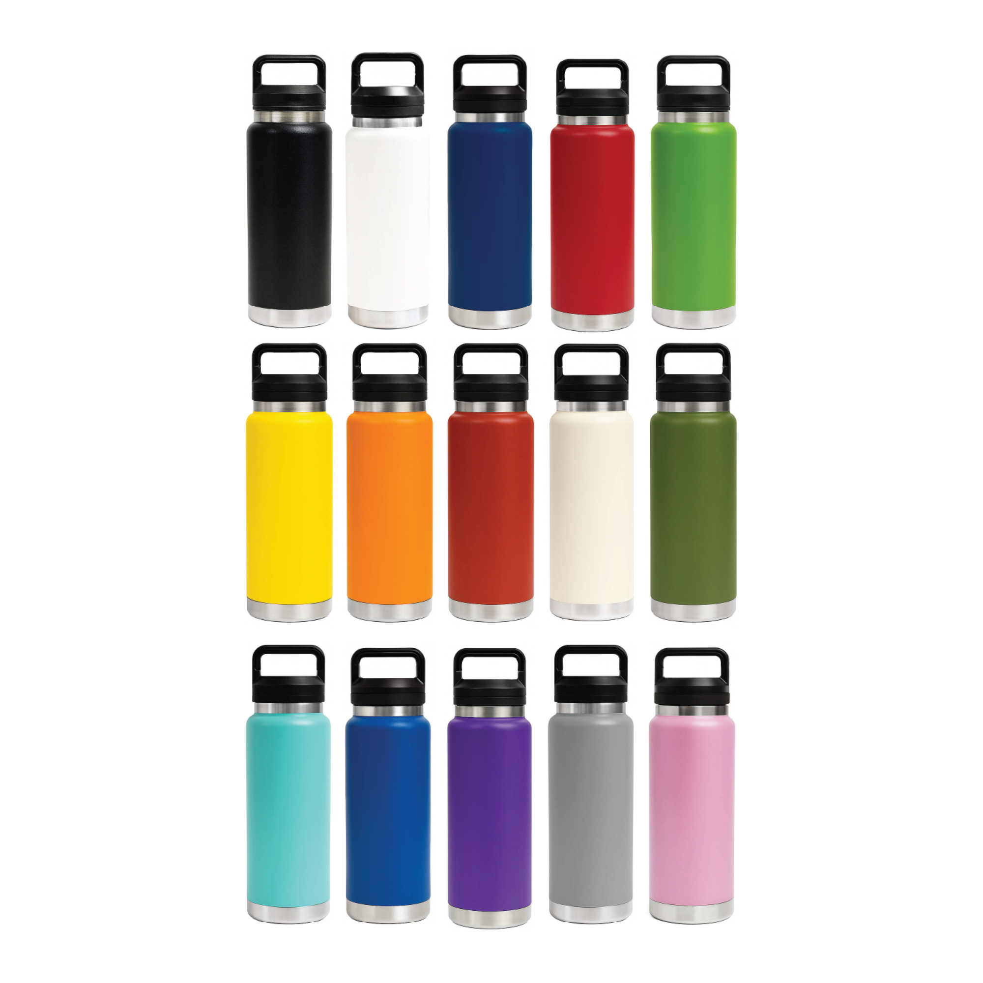 HYDRO – 750ml Vacuum Bottle – 3 Different Lid Options